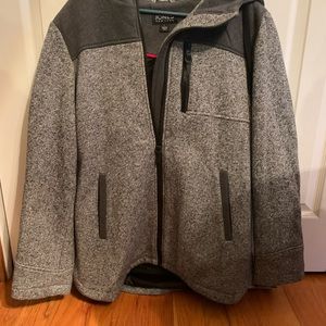 Women’s JONES NEW YORK Heavy & Warm Fleece Hooded Jacket ~ X-Large. MSRP ~ $150